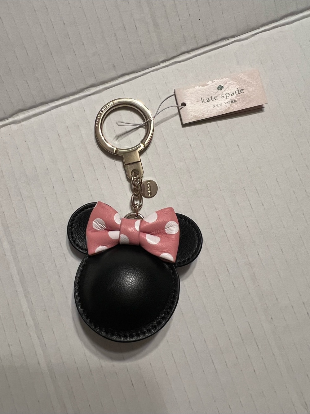 Kate Spade Minnie Mouse purse fob / keychain